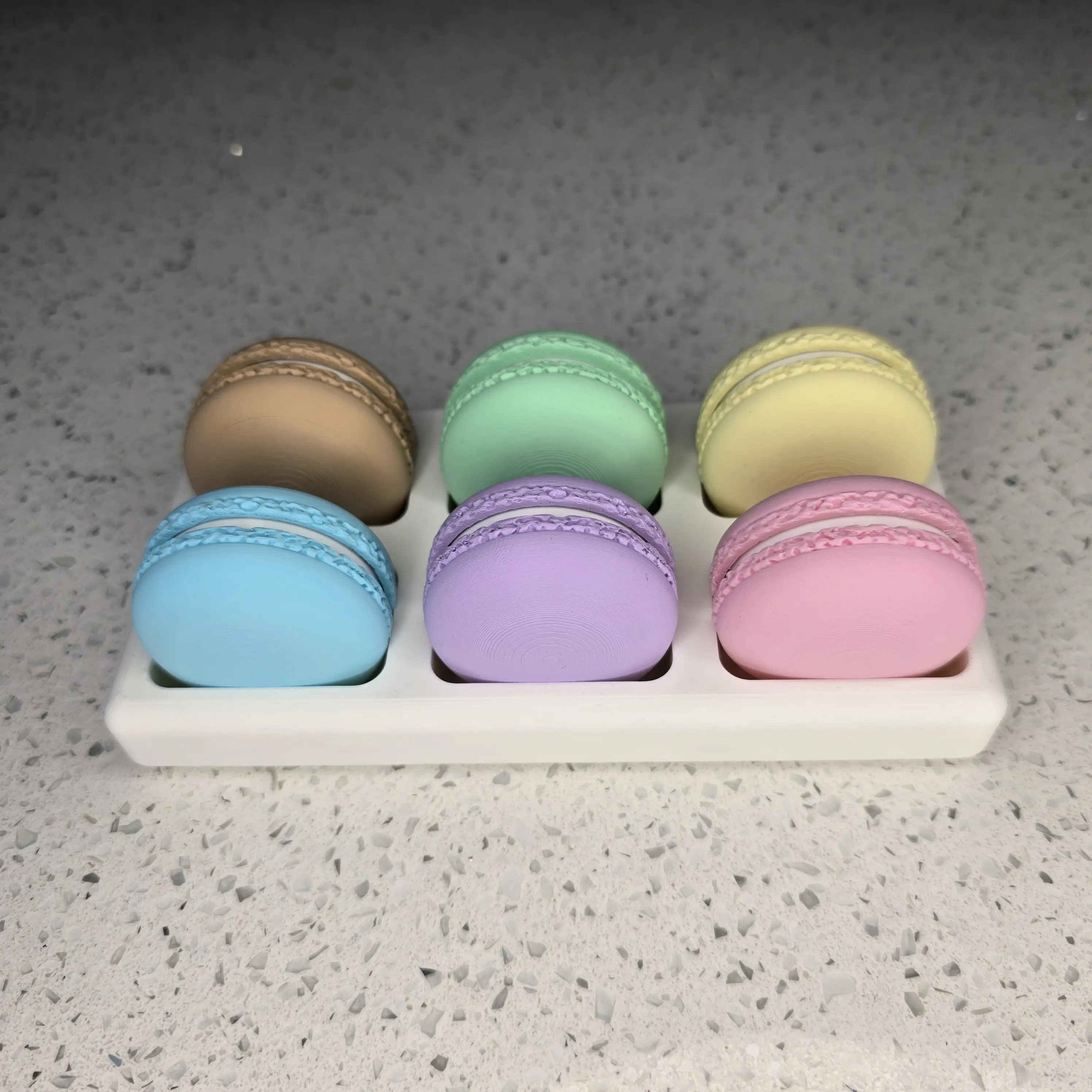 Pastel Macaron Clicker Fidget | Quiet Sensory Clicker | Cute Desk Fidget | Optional Keychain | Free Tray with Purchase of 6