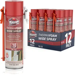 ThermaFoam Wide Spray Insulation Foam - Expanding Polyurethane Foam Sealant