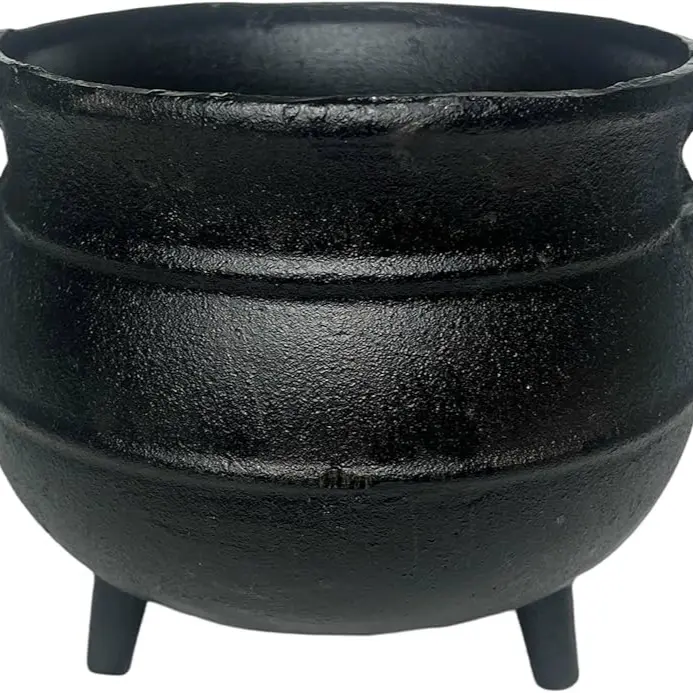 Iron Pot 6" for Religious Beliefs Caldero Pot 6"de Hierro de Guerrero Santeria Ifa OSHA Palo Ogun Ochosi Osun Guerreros Refuerzo
