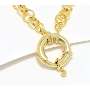 Kirks Folly Sailor Loop Rolo 32" Chain Necklace with Extender