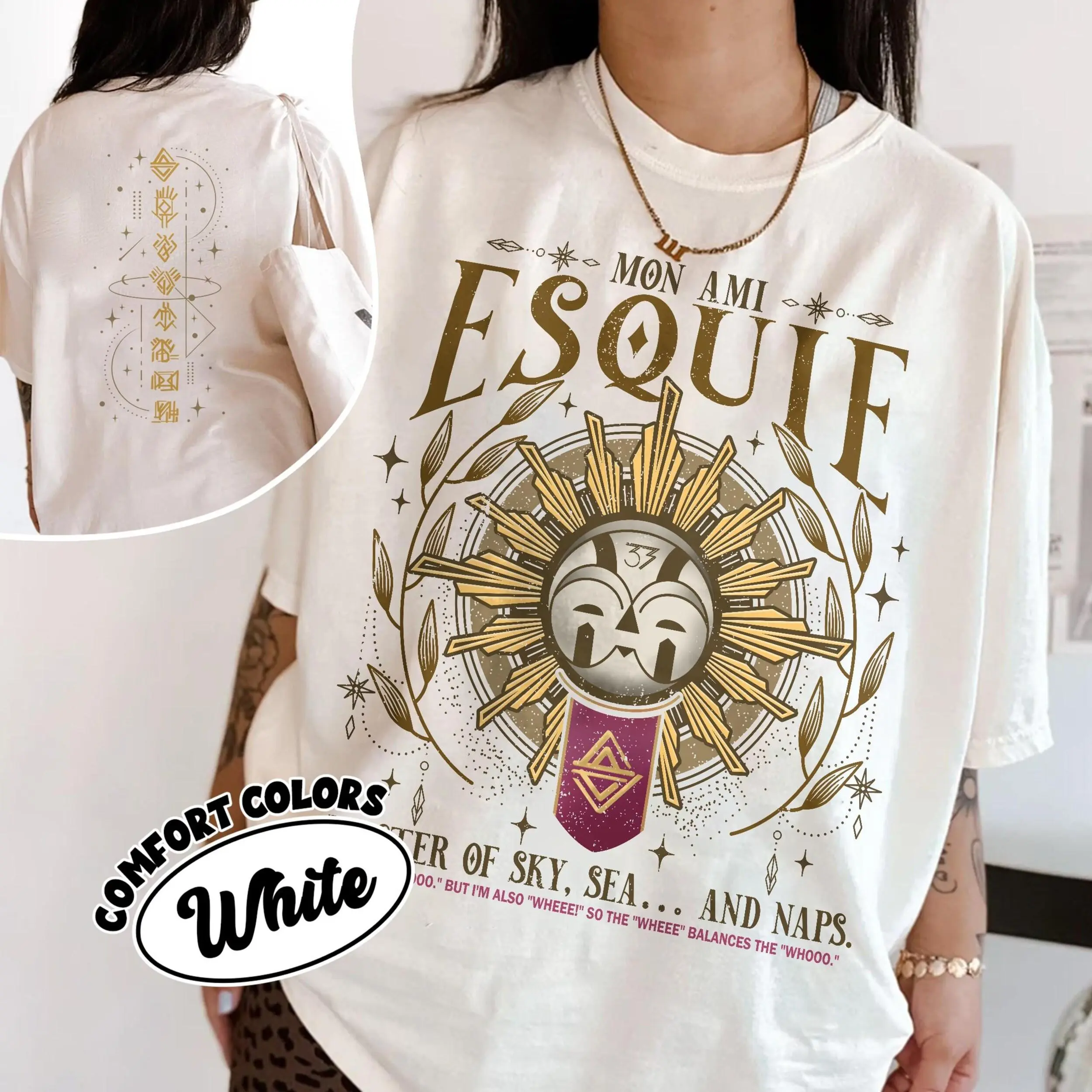 Esquie Clair Obscur Expedition 33 Shirt , Whee Whoo Funny Esquie T Shirt, Gamer Gift Tee, Expedition Shirt for Fans