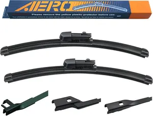 Avenger "+" Premium AllSeason Windshield Wiper Blades OEM Replacement for MercedesBenz GLK  (Set of )