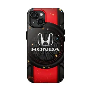 TechGuard Honda Logo Car Phone Case Suitable for iPhone 17-11 Pro Max/Plus and  Samsung Galaxy S23-25