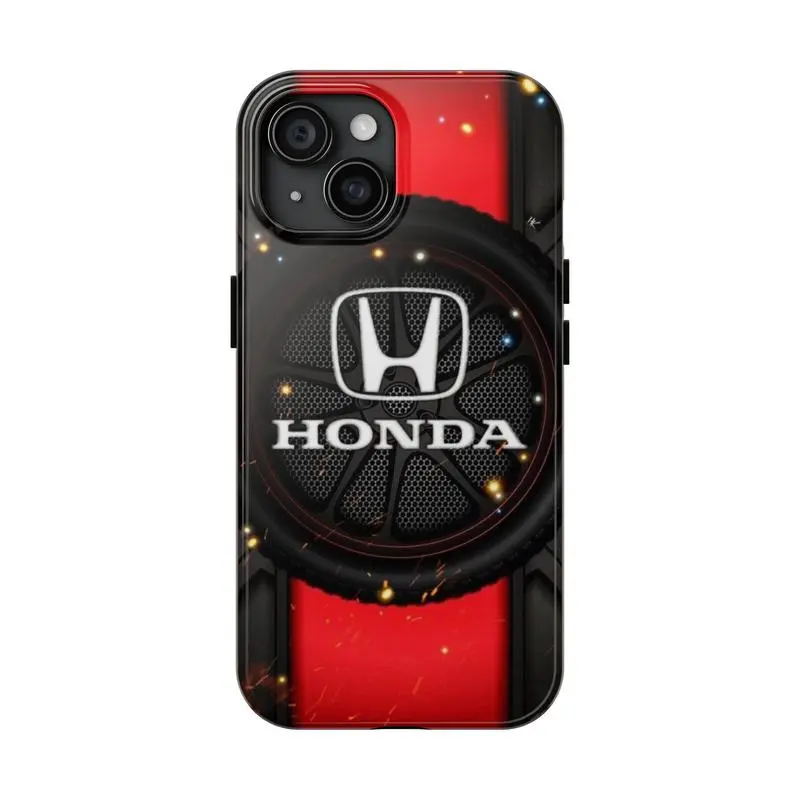 TechGuard Honda Logo Smartphone Case - Handheld Cellphone Protection for iPhone 11-17 Pro Max/Plus, Samsung Galaxy S23-25 Devices, Casing