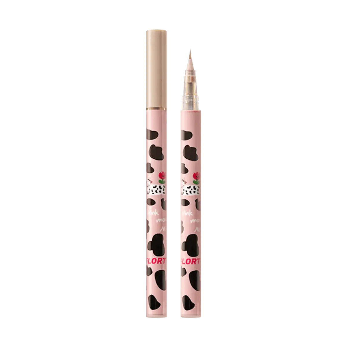 FLORTTE Wow Easy Doe-Eyed Eyeliner Pen - Makeup Cosmetic, Waterproof, Smudge-Proof, Long-Lasting, Ultra-Fine Tip, Eye-Safe, for Natural & Defined Under-Eyes (Shade #04), Enables Precise Swipes