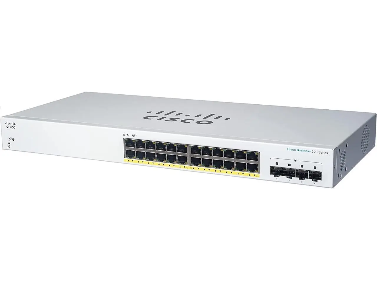 Cisco Business CBS220-24T-4G Ethernet Switch, 24 Ports - Manageable - 2 Layer Supported
