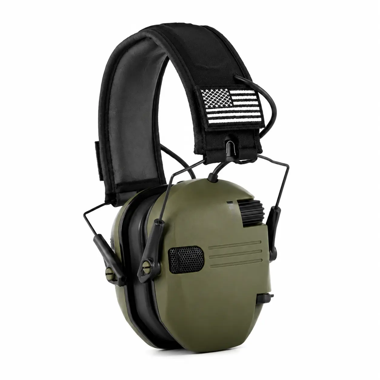 Tactical Noise Reduction Earmuffs, Adjustable Head-Mounted Hearing Protection with Sound Pickup & Music Listening Function, Electronic Ear Protection Headset for Shooting, Hunting, Outdoor Activities and Daily Use，Christmas Gift for Him