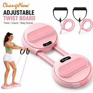 【Clearance】Waist Twister Machine – Adjustable, Quiet, Non-Slip Pedals, Core Strengthening Roller, Max Load 881LBS – Home Gym Equipment