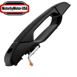 Motorbymotor For 2007-2014 Chevy GMC Cadillac Black Outer Front Left Driver Side Door Handle