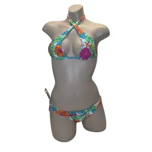 Recco Brazilian Tropical Print Bikini Set