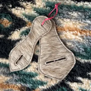 Hair on Hide Cinch and Latigo Keepers