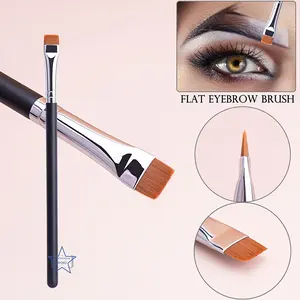212 Flat Eyebrow Brush, Ultrathin Eyebrow Makeup Brushes, Flat Eyeliner Brush, Thin Eye Liner, Brow Contour Beauty Brush Tool