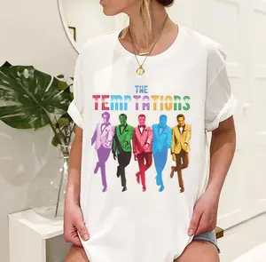 The Temptations 60's Photo T-Shirt – Motown Legends Tee 2026 Tour Edition