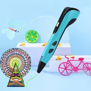 3D Printing Pen, USB Powered LCD Screen Display DIY Craft Tool, Creative Painting Pen, Multi-functional Fashion Pen