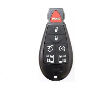 Fobik Key Compatible with Chrysler, Dodge, and VW 2008 – 2013 - 7 Button, Lock, Unlock, Panic, Hatch, Remote Start, Power Doors