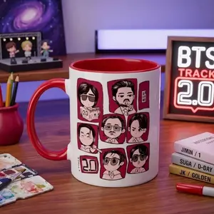 2.0 Arirang Mug, Tour 2026 Group Graphic Cup, Fan Inspired
