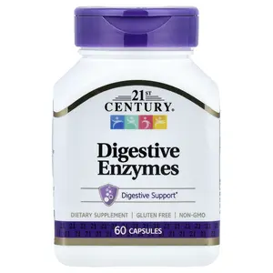 21st Century Digestive Enzymes, 60 Capsules