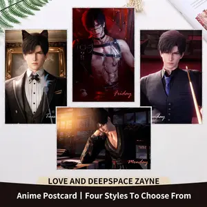 1count Love and Deepspace Acrylic Collectible Stands  Handsome Anime-style Characters | Collectible & Desktop Decoration Decorative Piece, Collectible Items