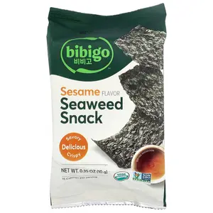 Bibigo Seaweed Snack, Sesame, 0.35 oz (10 g)