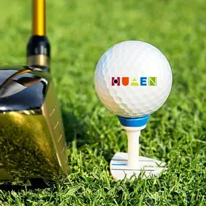 1pc Premium Multi-Functional Plastic Golf Tees - Accurate Aiming Direction, Adjustable Height, Triangular Plate - Durable Plastic Golf Tees Designed To Enhance Golf Shot Distance & Precision - Perfect Golf Gift