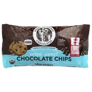 Equal Exchange Organic, Chocolate Chips, Semi-Sweet, 55% Cacao, 10 oz (283.5 g)