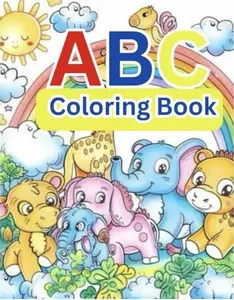 Educational ABC Coloring Book with Easy-to-Color Format