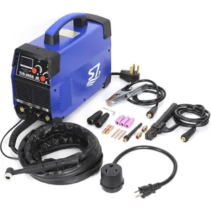 TIG Welder, 200 Amp HF Start TIG/Stick Welder, 110V/220V   DC TIG Welding Machine for Stainless Steel, Mild Steel, Carbon Steel, Garage Repair and DIY Projects