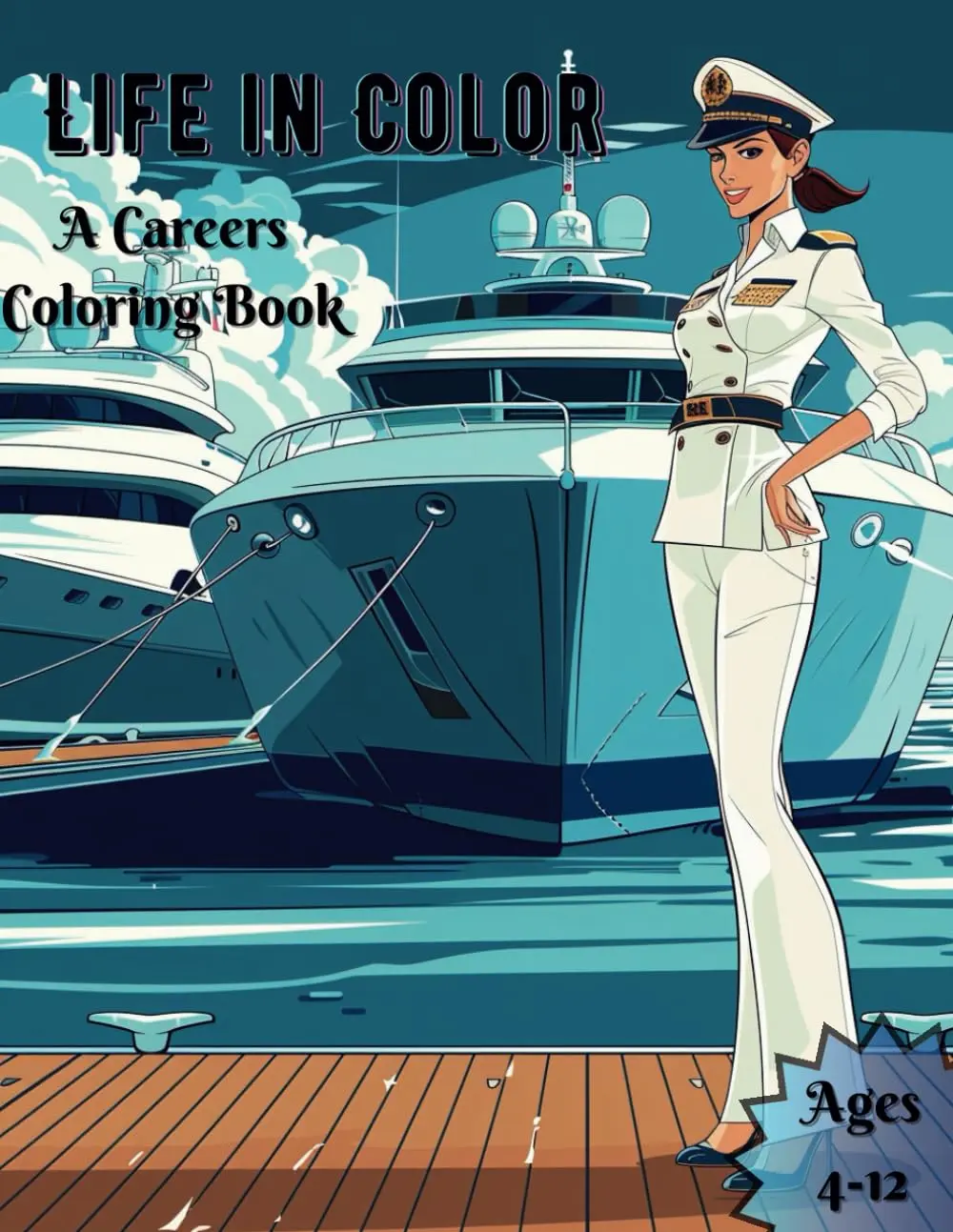 Life in Color - A Careers Coloring Book: Simple Coloring Pages for Kids with Pictures of a Variety of Careers