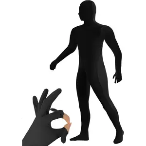 Unisex Spandex Full Body Bodysuit Skin Suit Unitard Zentai Halloween Jumpsuit Costume for Adult Men Women