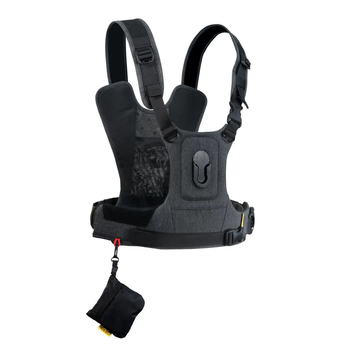 Cotton Carrier G3 Harness System - Adjustable DSLR Camera Equipment with Long Lens, Lock, Clip, Mount, Charcoal Grey