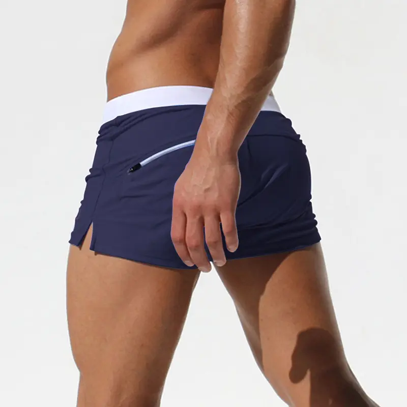 Men's Swim Trunks - Quick-Drying, Breathable, Low-Waist Sports Swimming Shorts with Bold Colors and Prints for Volleyball, Surfing, Machine Washable Sporty Chic Swimwear, Low Waisted Shorts, Swimsuit, Low Rise