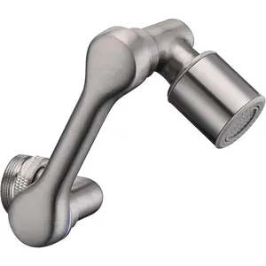 1080 °   Swivel Faucet Extender Rotating Faucet Adapter for Sink Brushed Nickel