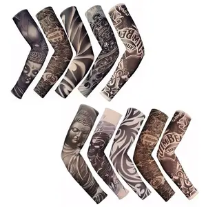 10/12PC Tattoo Cooling UV Sun Protection Arm Sleeves Cover Basketball Golf Sport