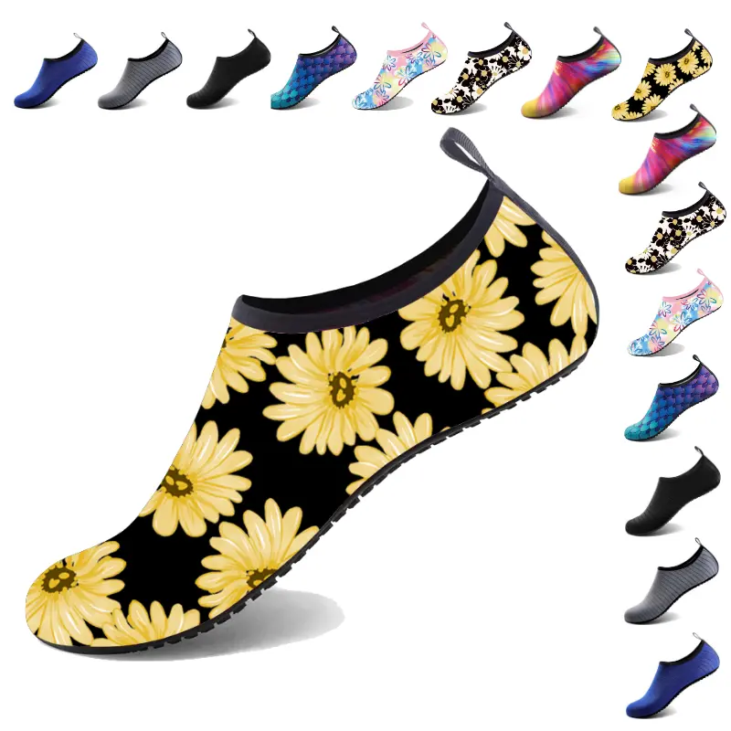 Women's Minimalist Comfortable Water Shoes Quick-Drying Water Socks Barefoot Slip-On Suitable For Beach Outdoor Running Sneakers Watershoes Lightweight Breathable Watershoes Water Sports Footwear Sporty Water Shoes Pool Shoes
