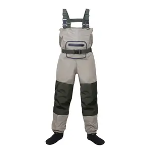 Kylebooker Fishing Breathable Stockingfoot Chest Wader