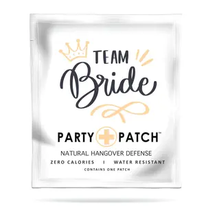 Party Patch - Team Bride Patch with Zero Calories, Water-Resistant Recovery Patch for Parties and Nights Out Masks