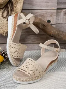 Women's Fashionable Lace Up Platform Sandals, Casual Comfortable Wedge Sandals for Daily Wear, All-match Commuter Shoes for Daily Wear, Girl, Flatform Sandals