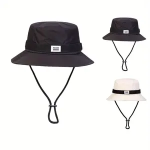 Unisex Tether Bucket Hat Outdoor Sport Sunscreen Leisure Hat Spring Autumn Travel Tourism Beach Vacation
