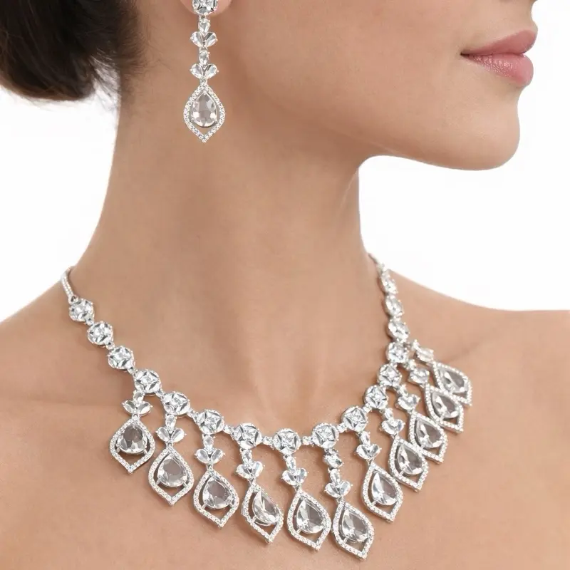 AD necklace set for women party wear weeding