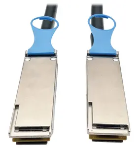 Tripp Lite TRL-N28203M28-BK QSFP28 to QSFP28 100GbE Passive DAC Copper InfiniBand Cable- 10 ft.