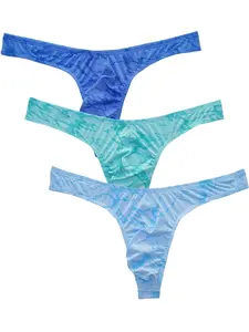 Men's Underwear Set, Breathable Mesh Design, Print, Comfortable Daily Wear, Stylish & Functional Men's Undies, Ideal for Everyday Use