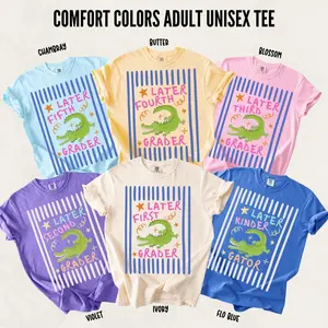 Last Day of School Shirt Comfort Colors, End of Year Teacher Shirt, See You Later Alligator, Teacher Summer Tee, Teacher Team Shirt, Teachers Gift