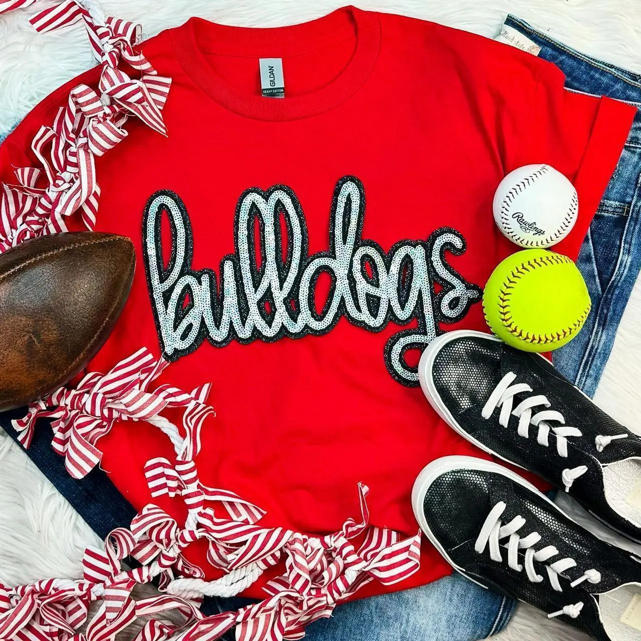 Bulldogs Sequin Patch Bulldogs Sequin Patch