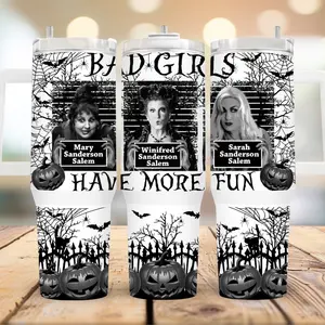 Sanderson Sister 40oz Tumbler - Perfect for Your Beverage Needs - Drinkware, Bottles hocus pocus