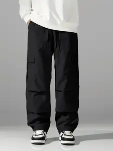 Men’s multi-pocket comfortable cargo pants for outdoor casual sports, long pants