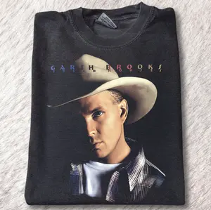 Vintage Garth Brooks American Single Country 90s T-Shirt, Music Band T-Shirts, 90s Retro Shirt, Vintage Graphic Tee, Unisex Shirt Womenswear Menswear Top Streetwear Oufits, Gift For Men