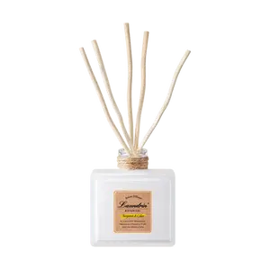LAUNDRIN Botanical Room Diffuser - Bergamot & Cedar 2.7 fl oz Refillable with Natural and Soothing Fragrance for Your Living Room/Bedroom
