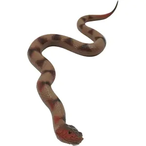 Fake Snakes Prank, Soft Rubber Snake Realistic Keep Birds Away, Fake Snakes Toy - Life-Like Snake Figurine for Pranks, Halloween Decorations, and Educational Purposes