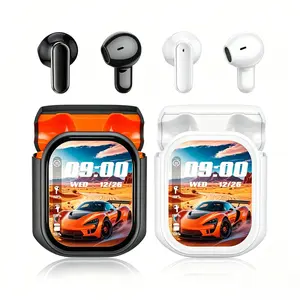 Gift Idea Wireless Earbuds with LED Display, 24H Battery, IPX4 Waterproof, Hi-Fi Stereo, Comfort Fit, for Gym, Travel, and Daily Use