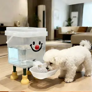 Pet Automatic Water Dispenser, 3L/5L Large Capacity, No Electricity, Anti-Backflow, Lid for Clean Water, Adjustable Flow, Essential for Travelers
